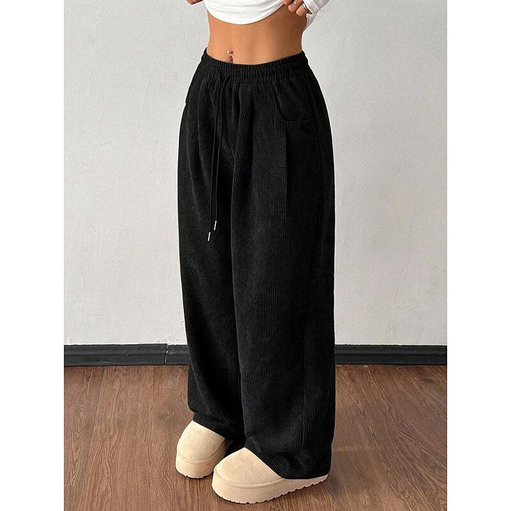 Cordhose Weites Bein mit Kordelzug