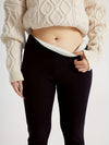 Thermo-Leggings mit Fleece-Fütterung und hohem Bund