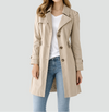 Schlanker Trenchcoat mit Taillengürtel