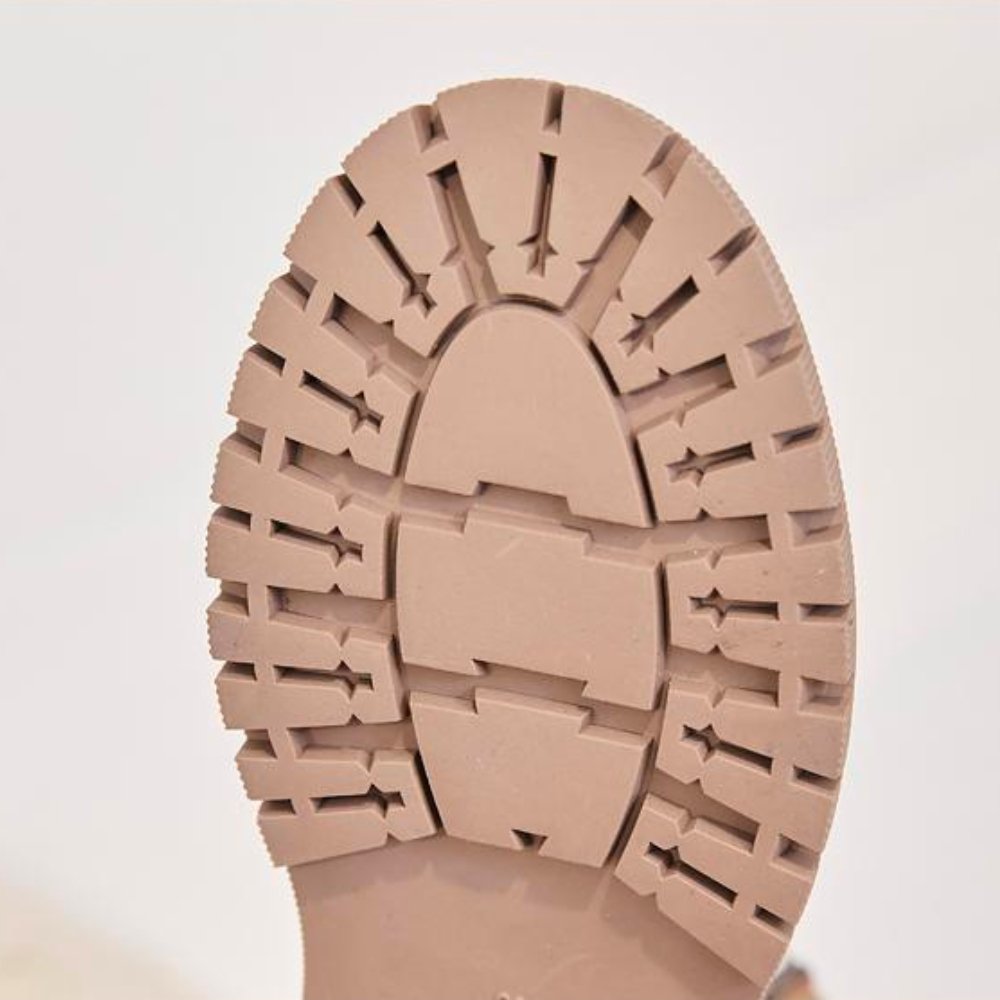 Boots in Veloursleder-Optik mit Fellimitat-Futter