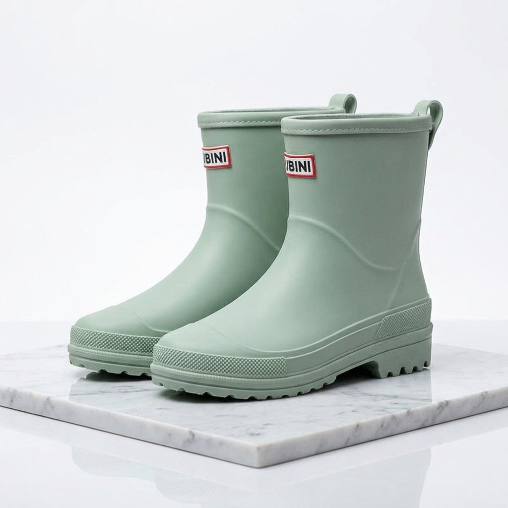 Wasserdichte Gummistiefel Mid-Calf – Grün